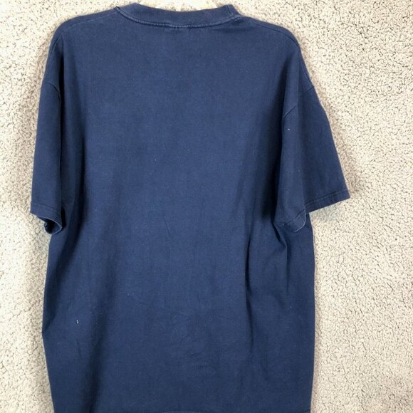 VTG Biology The Study Of Life Shirt 90s Y2K Animals Nature Hanes Beefy T Size XL - Picture 2 of 7